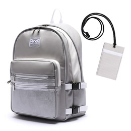 LEATHER 3D BACKPACK - GRAY